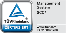 TÜV Rheinland zertifiziert
